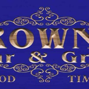 ADVPRO Name Personalized Bar & Grill Good Times Beer Wine Home Bar Décor Engraved Wooden Sign 26.75 x 10.75 st18s73-wpc0071-tm-b