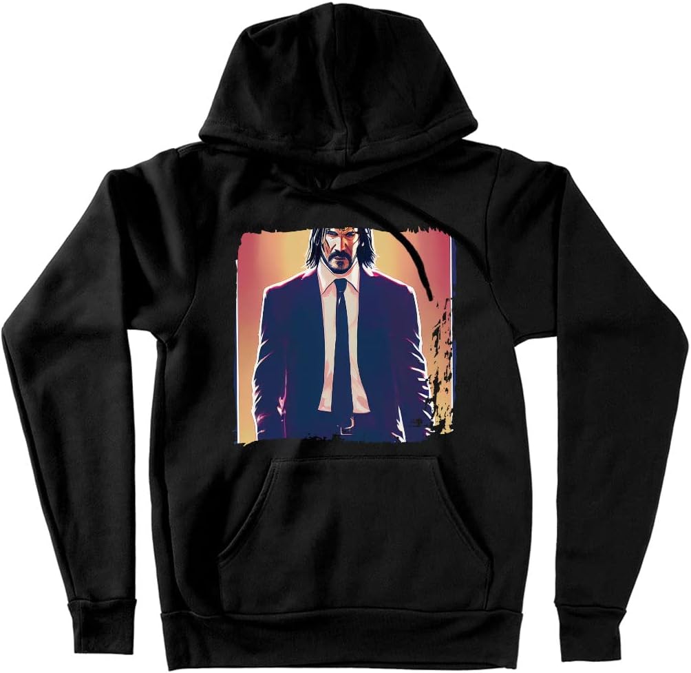 Comic Book Character Hooded Sweatshirt - Bright Hoodie - Graphic Hoodie - Image 6