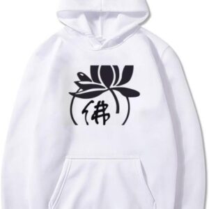 DIYthinker Culture Religion Lotus Character Figure Sweatshirt Pullover Fleece Hoodie Sweater Sport