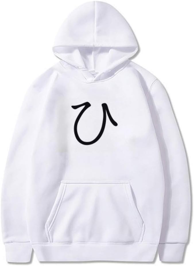 DIYthinker Japanese Hiragana Character HI Sweatshirt Pullover Fleece Hoodie Sweater Sport