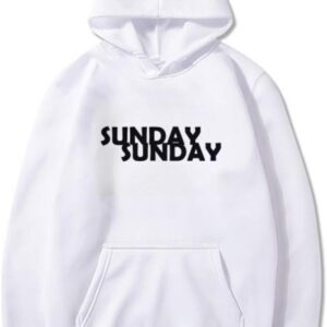 DIYthinker Stylish Characters Sunday Sweatshirt Pullover Fleece Hoodie Sweater Sport