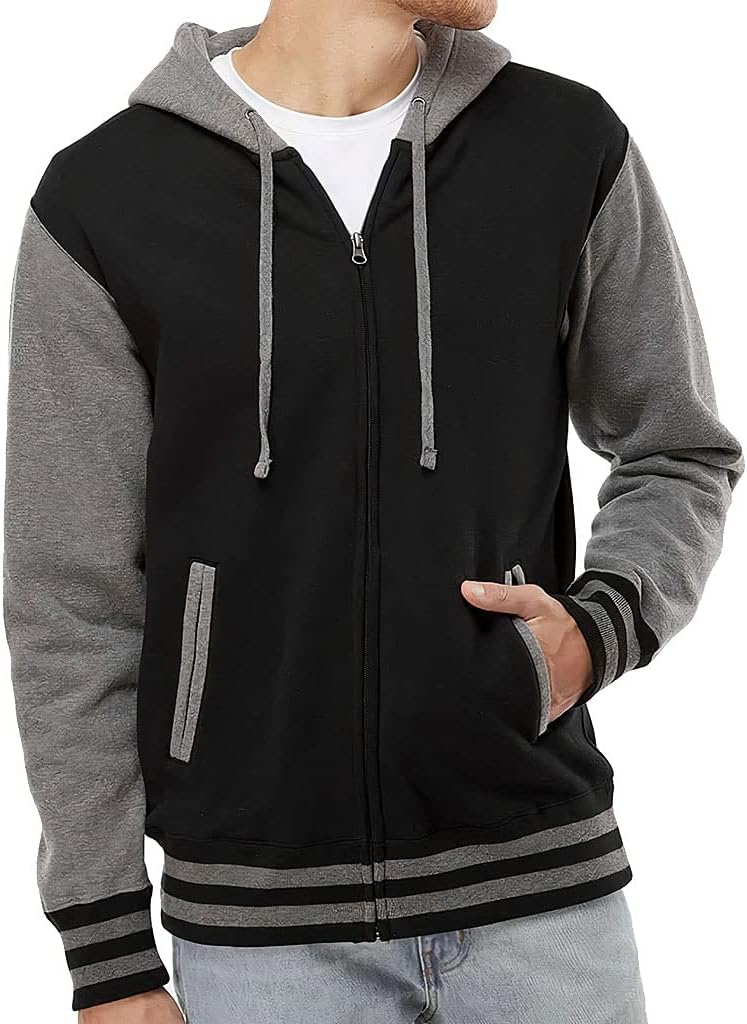 Having a Weird Mom Builds Character Varsity Hoodie - Cool Zip Hoodie - Funny Hooded Sweatshirt - Image 3