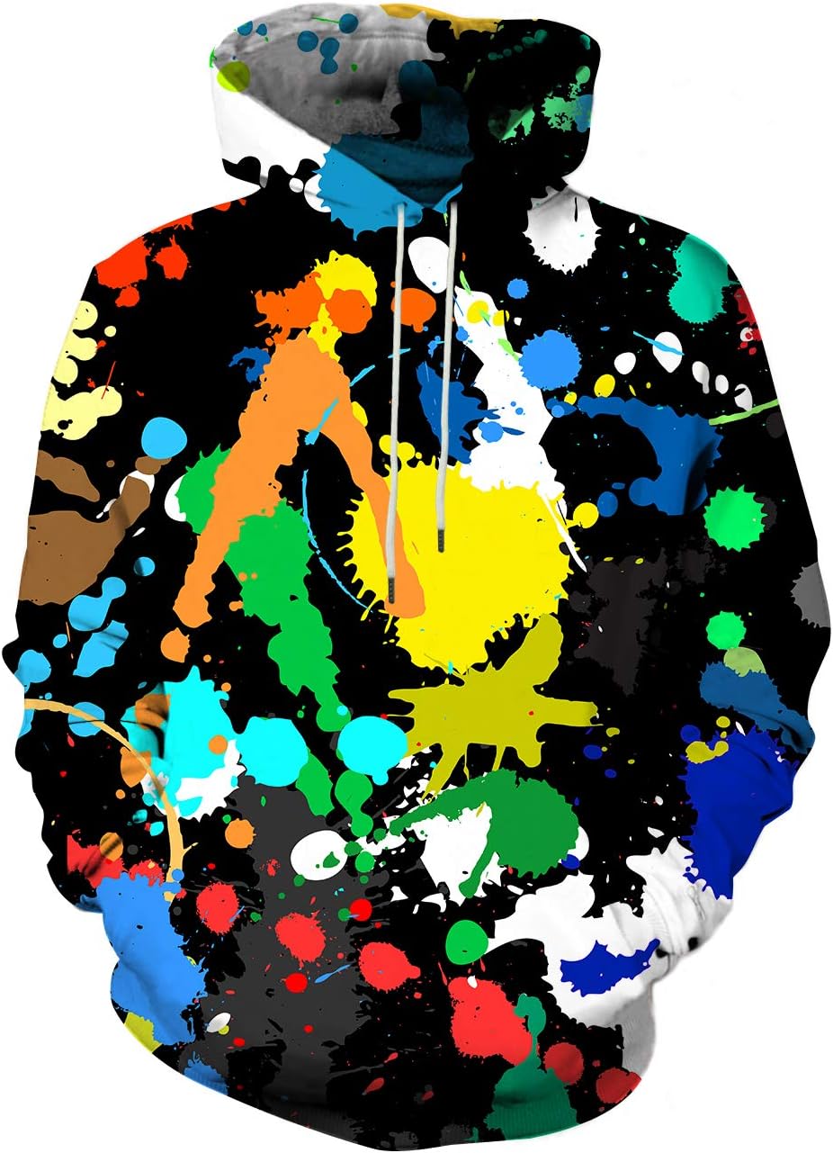 Hgvoetty Unisex 3D Print Hoodies Graphic Space Pullover Hooded Sweatshirts for Men Women - Image 30