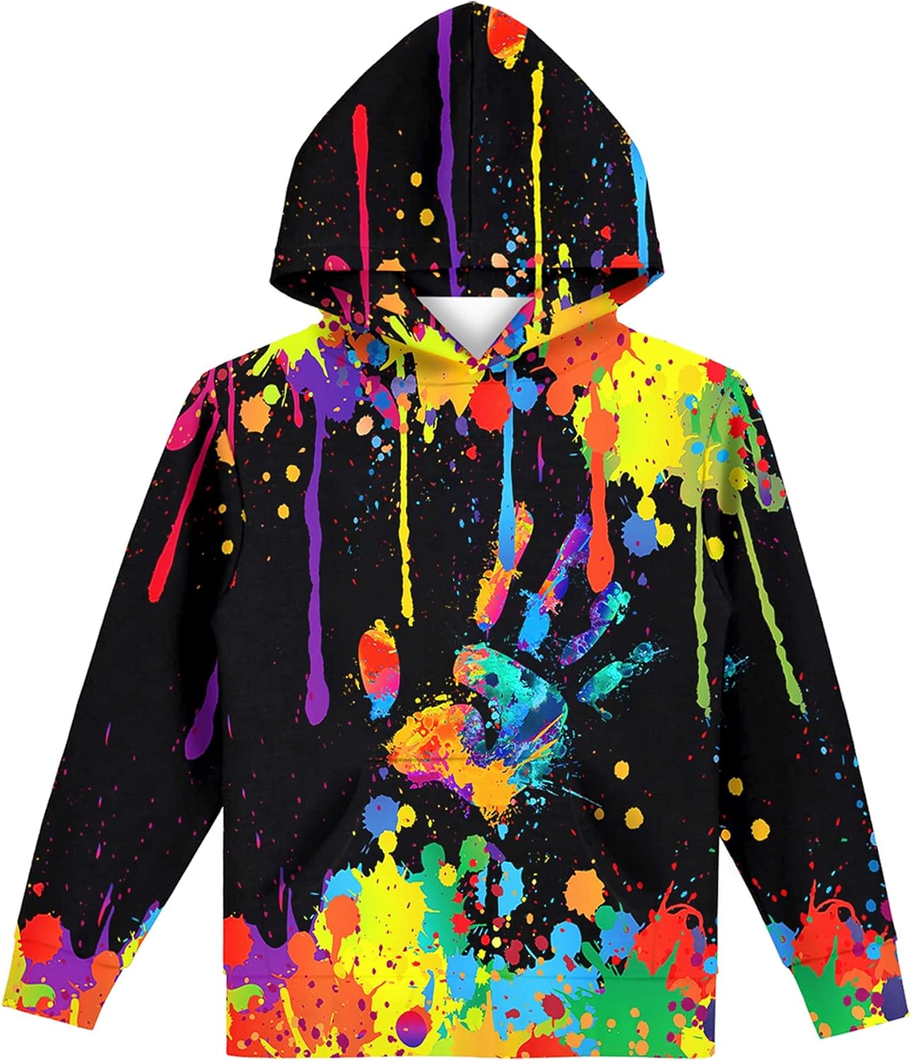 Hgvoetty Unisex Boys Girls Hoodies 3D Printed Hooded Sweatshirts for Kids Pullovers with Pockets 6-15 Years - Image 36