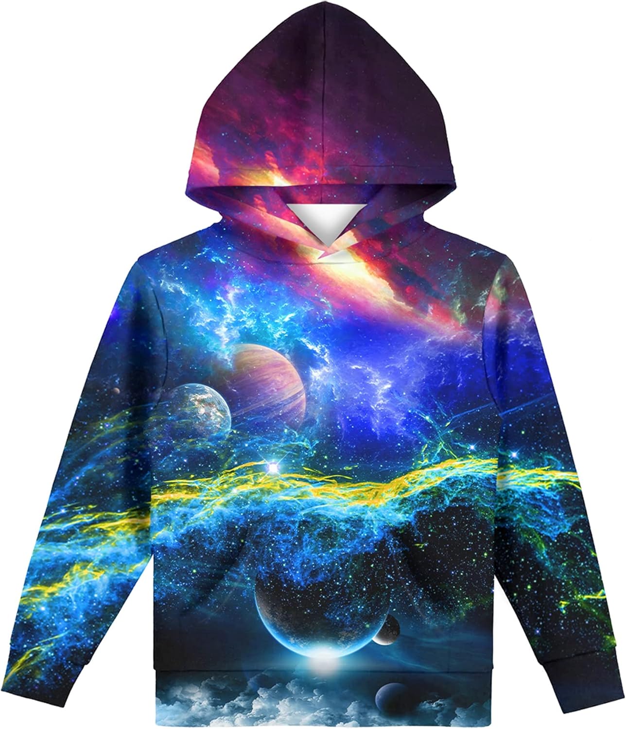 Hgvoetty Unisex Boys Girls Hoodies 3D Printed Hooded Sweatshirts for Kids Pullovers with Pockets 6-15 Years - Image 5