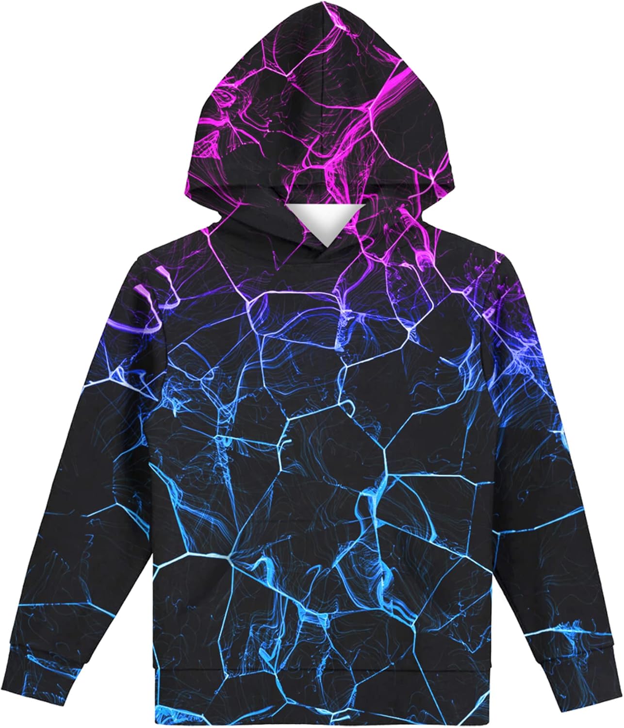 Hgvoetty Unisex Boys Girls Hoodies 3D Printed Hooded Sweatshirts for Kids Pullovers with Pockets 6-15 Years - Image 11