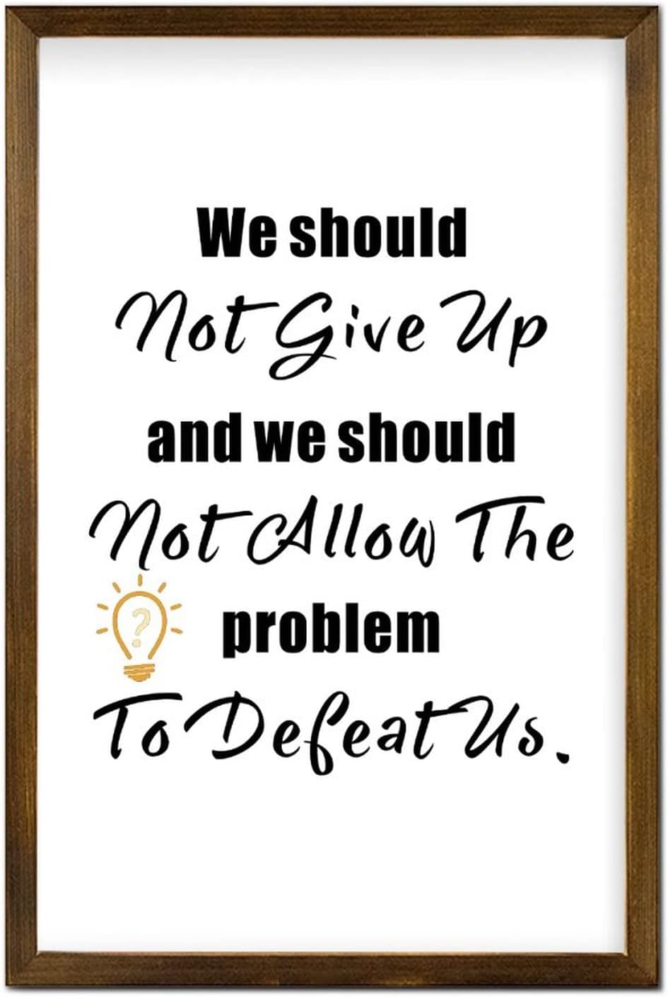 Inspirational Quotes Christian Wood Frame Wall Sign to Keep The Body in Good Health is A Duty Wall Framed Wood Signs Rustic Framed Wooden Sign for Hotel Home Garage Shop Bar 20x16in - Image 22