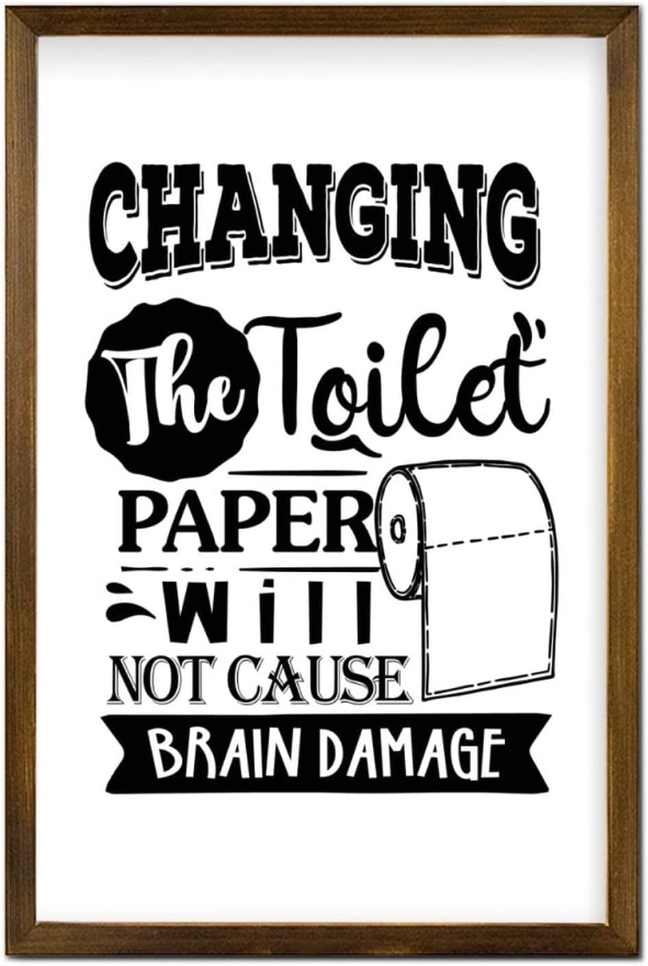 Inspirational Quotes Christian Wood Frame Wall Sign to Keep The Body in Good Health is A Duty Wall Framed Wood Signs Rustic Framed Wooden Sign for Hotel Home Garage Shop Bar 20x16in - Image 10