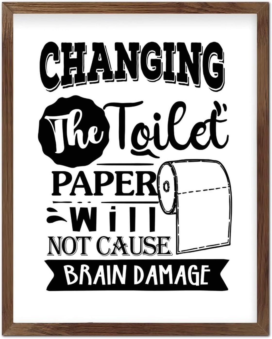 Inspirational Quotes Christian Wood Frame Wall Sign to Keep The Body in Good Health is A Duty Wall Framed Wood Signs Rustic Framed Wooden Sign for Hotel Home Garage Shop Bar 20x16in - Image 9