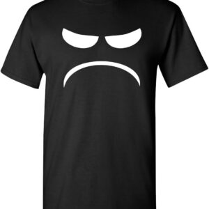 Mad Smile Face Graphic Sarcastic Emoticon Funny T Shirt