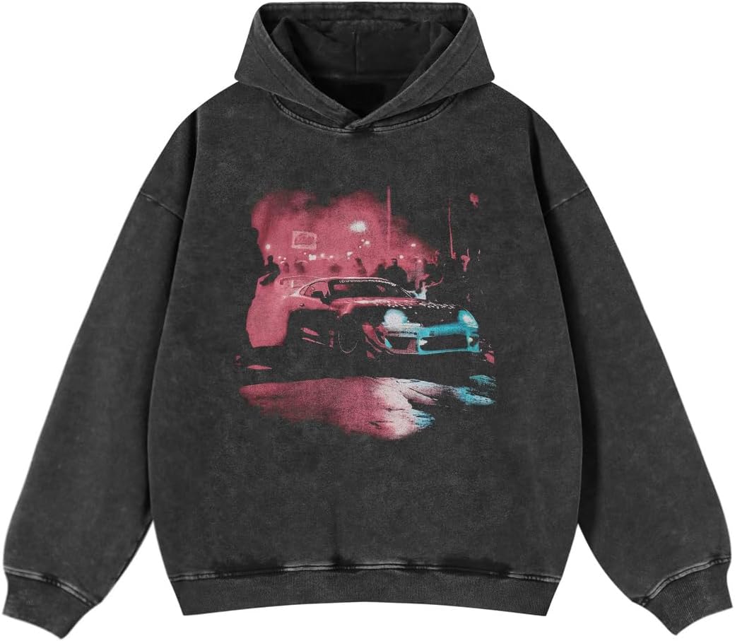 Rapidstreet Men Streetwear Hoodie Sweatshirt Aesthetic Graphic Pullover Cotton Unisex - Image 35