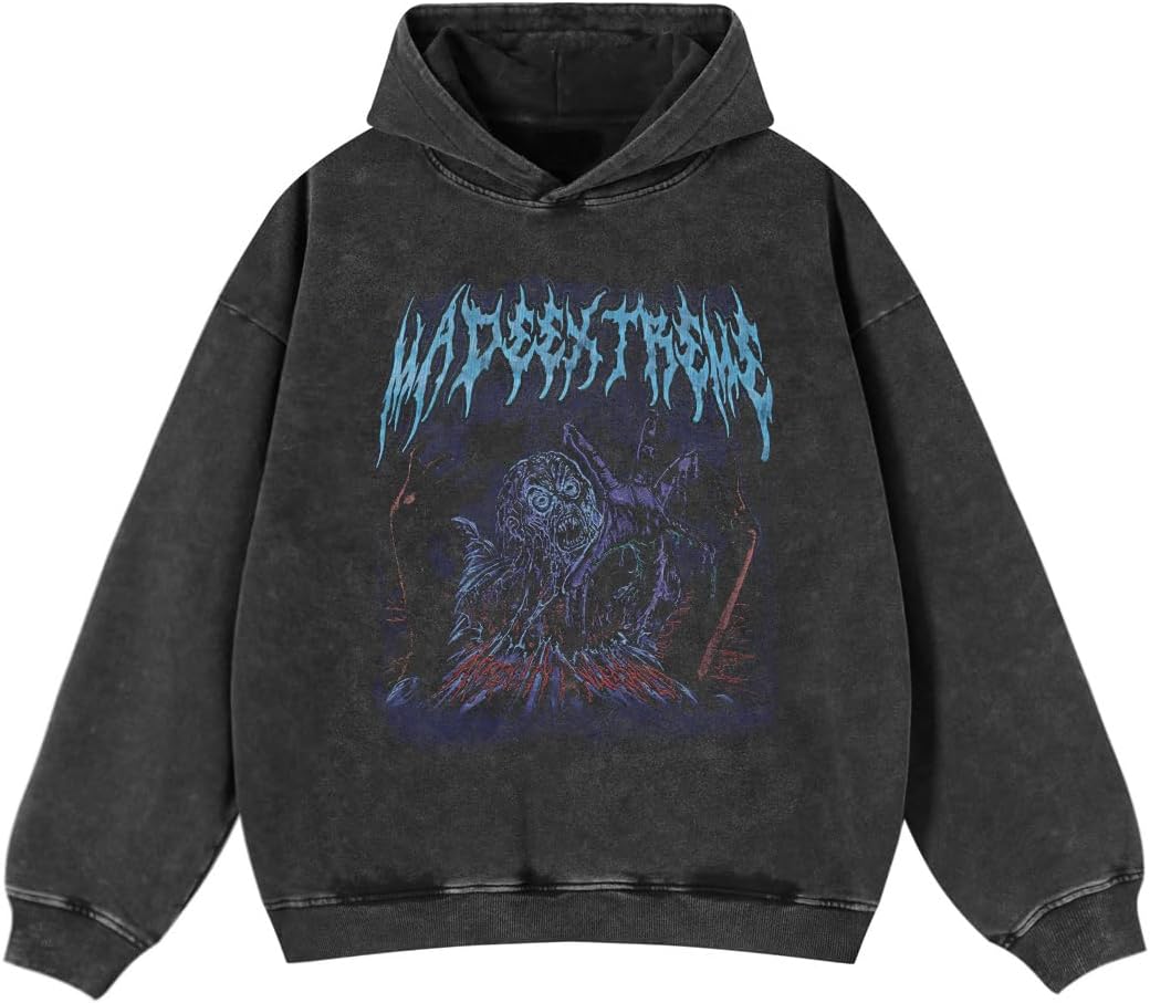Rapidstreet Men Streetwear Hoodie Sweatshirt Aesthetic Graphic Pullover Cotton Unisex - Image 20