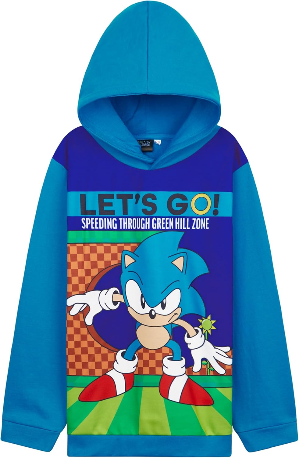 Sonic The Hedgehog Hoodie for Boys Teens Shadow Knuckles Tails Warm Hooded Sweatshirt Casual Pullover