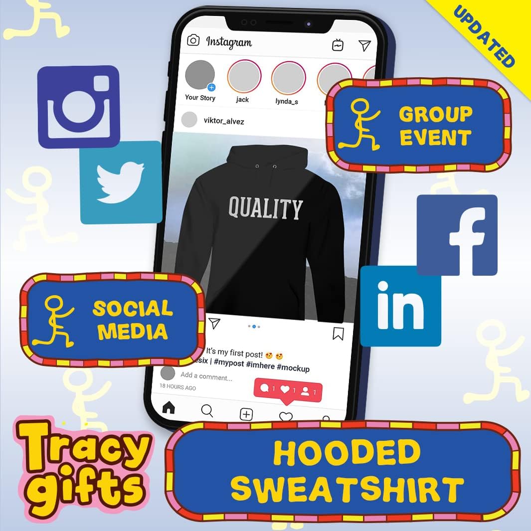 Tracy Gifts Having A Weird Mom Builds Character - Soft Men's Pullover Hoodie Sweatshirt CP05 Black - Image 3