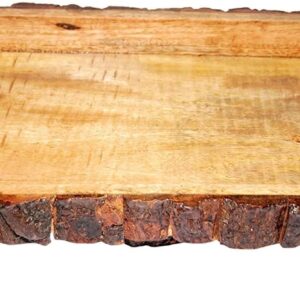 Wooden Tray is a Perfect Way to add Some Charm to Your Home. Wooden Tray Strip is Made from Good and Stained with a Dark Walnut Stain Giving Each Tray a Rustic Feel.